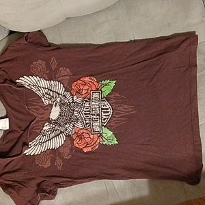 Bravado Harley Davidson maroon top size med